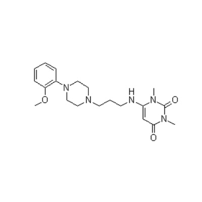 Chlorowodorek 6-[[3-[4-(2-metoksyfenylo)-1-piperazynylo]propylo]amino]-1,3-dimetylo-2,4(1H,3H)-pirymidynodionu